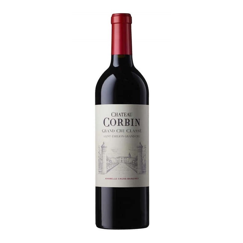 CHÂTEAU "CORBIN" GRAND CRU CLASSÉ 2023 SAINT-ÉMILION GRAND CRU ROUGE 75 CL CRD - CAISSE BOIS DE 6 BT - French Wine 75cl